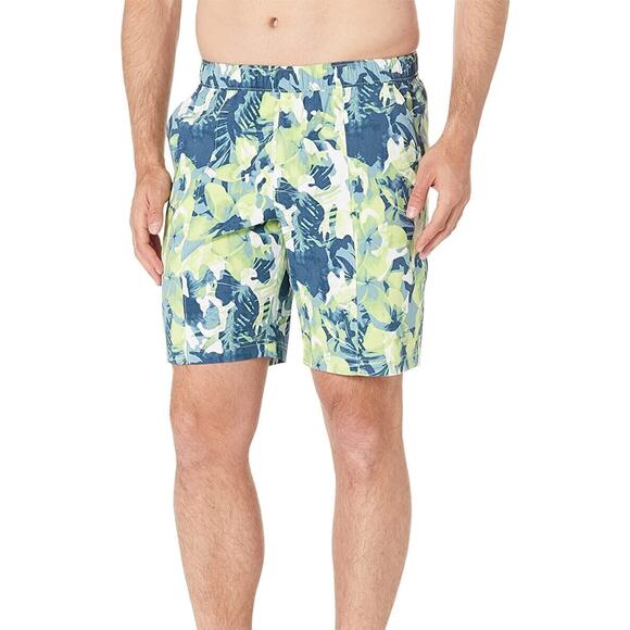 The North Face Class V Pull Sharp Green Tropical Camo Shorts Men XL FlashDry $50 - Picture 4 of 9